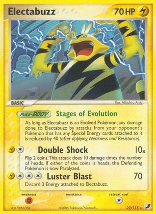 Electabuzz 22/115 - Reverse Holofoil Unseen Forces