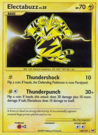 Electabuzz 128/127  - Holofoil Platinum