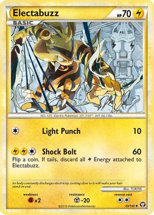 Electabuzz 033/102  - Reverse Holofoil Triumphant