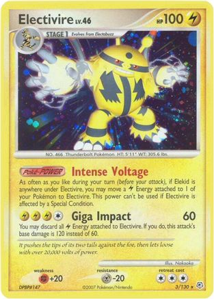 Electivire 003/130  - Holofoil Diamond and Pearl