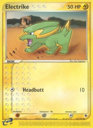 Electrike 052/109 - Reverse Holofoil Ruby and Sapphire