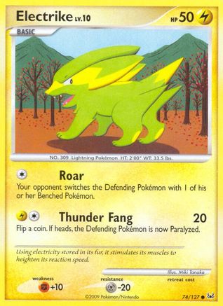 Electrike 074/127  - Reverse Holofoil Platinum