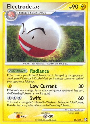 Electrode 036/100  - Reverse Holofoil Stormfront