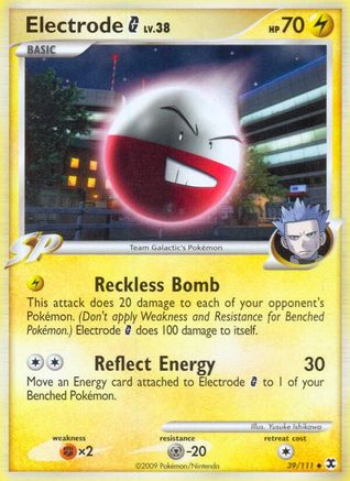 Electrode G 039/111  - Reverse Holofoil Rising Rivals