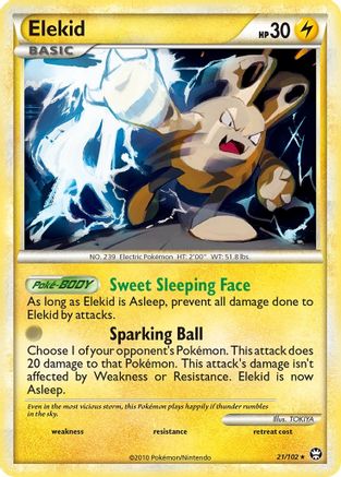 Elekid 021/102  - Reverse Holofoil Triumphant