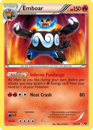Emboar 100/99  - Holofoil Next Destinies