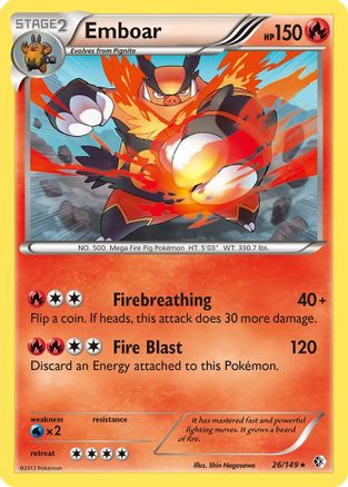 Emboar 026/149  - Holofoil Boundaries Crossed