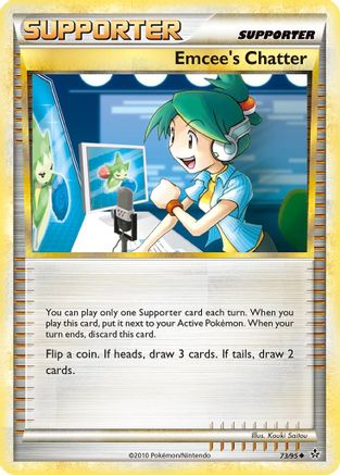 Emcee's Chatter 073/95  - Reverse Holofoil Unleashed