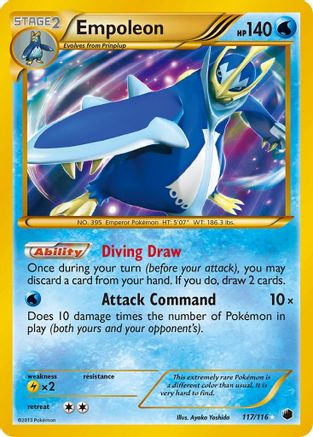 Empoleon 117/116  - Holofoil Plasma Freeze
