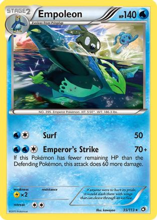 Empoleon 035/113  - Reverse Holofoil Legendary Treasures