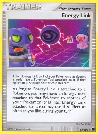 Energy Link 083/100  - Reverse Holofoil Stormfront