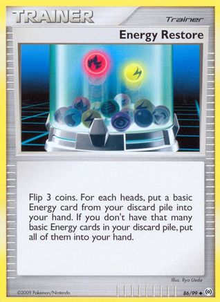Energy Restore 086/99  - Reverse Holofoil Arceus