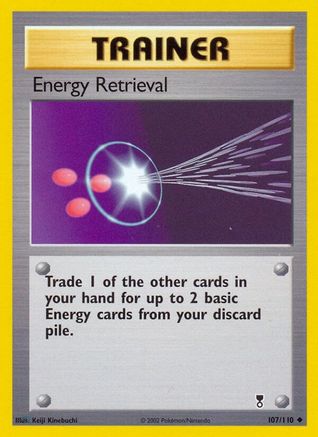 Energy Retrieval 107/110 - Reverse Holofoil Legendary Collection
