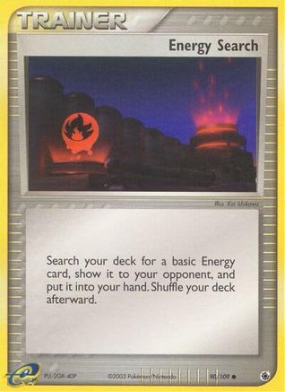 Energy Search 090/109 - Reverse Holofoil Ruby and Sapphire