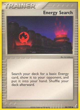 Energy Search 086/100 - Reverse Holofoil Crystal Guardians