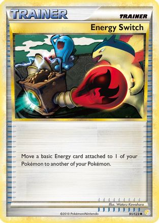 Energy Switch 091/123  - Reverse Holofoil HeartGold SoulSilver