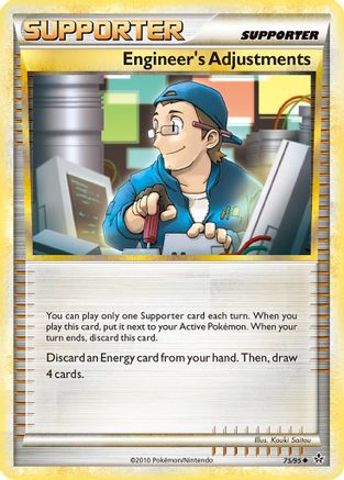Engineer's Adjustments 075/95  - Reverse Holofoil Unleashed