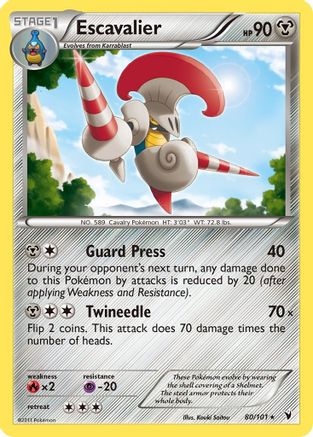 Escavalier 080/101  - Reverse Holofoil Noble Victories