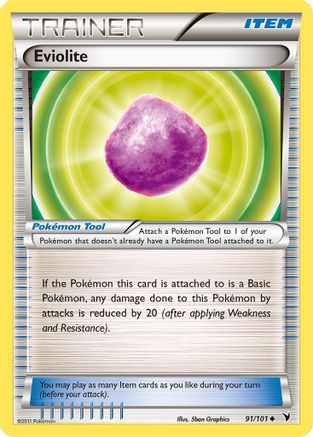 Eviolite 091/101 - Reverse Holofoil Noble Victories