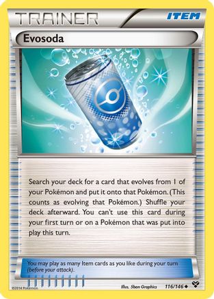 Evosoda 116/146  - Reverse Holofoil XY Base Set