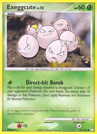 Exeggcute 082/123  - Reverse Holofoil Mysterious Treasures