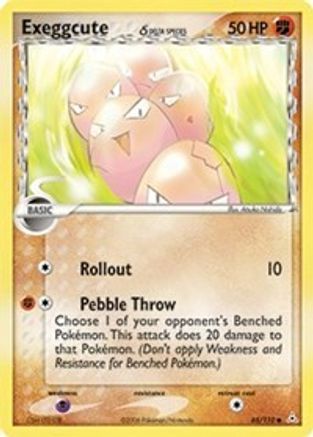 Exeggcute (Delta Species) 065/110 - Reverse Holofoil Holon Phantoms