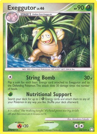 Exeggutor 024/123  - Reverse Holofoil Mysterious Treasures