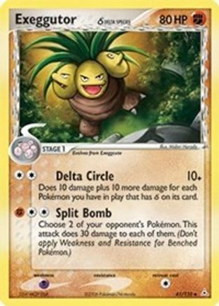 Exeggutor (Delta Species) 041/110 - Reverse Holofoil Holon Phantoms