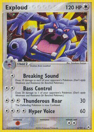 Exploud 006/101 - Reverse Holofoil Hidden Legends