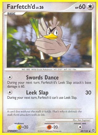 Farfetch'd 049/132  - Reverse Holofoil Secret Wonders