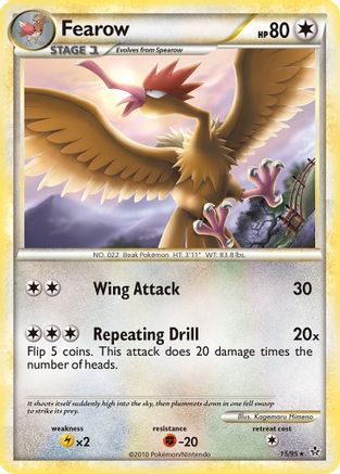 Fearow 015/95  - Reverse Holofoil Unleashed