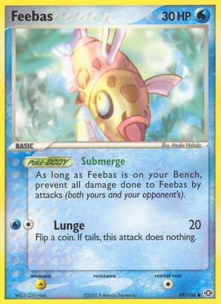 Feebas 049/106 - Reverse Holofoil Emerald