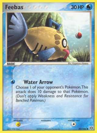 Feebas 050/106 - Reverse Holofoil Emerald