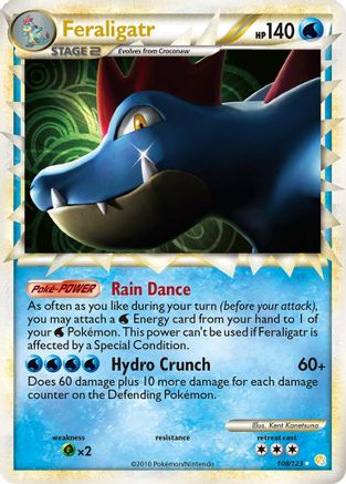Feraligatr (Prime) 108/123  - Holofoil HeartGold SoulSilver