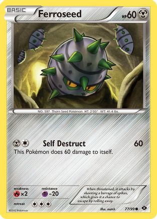 Ferroseed 077/99  - Reverse Holofoil Next Destinies