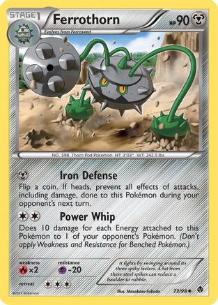 Ferrothorn 073/98  - Reverse Holofoil Emerging Powers