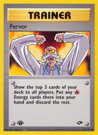 Fervor 124/132 - 1st Edition Gym Challenge