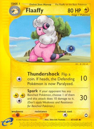 Flaaffy 047/147 - Reverse Holofoil Aquapolis