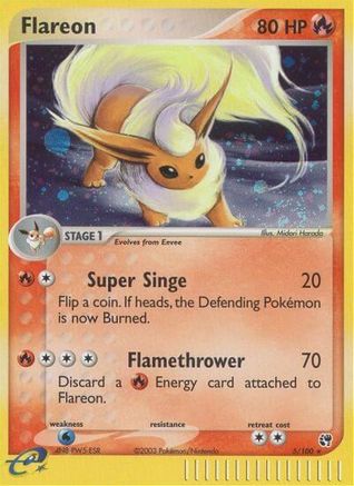 Flareon 005/100 - Holofoil Sandstorm