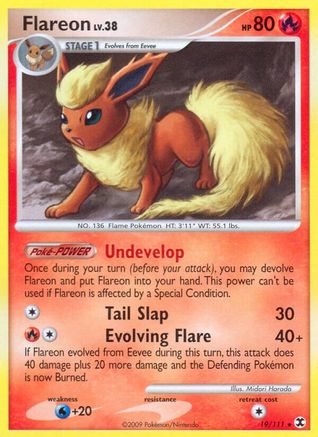 Flareon 019/111  - Reverse Holofoil Rising Rivals