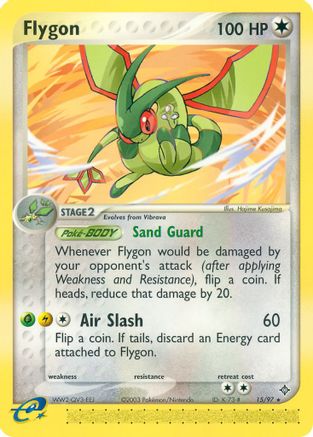 Flygon 015/97 - Reverse Holofoil Dragon