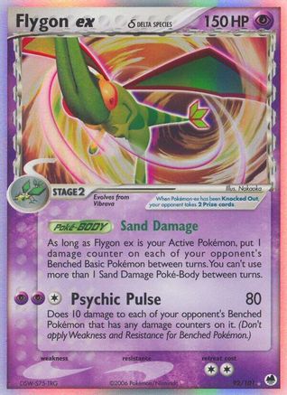 Flygon ex (Delta Species) 092/101 - Holofoil Dragon Frontiers