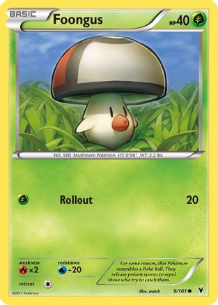 Foongus 009/101  - Reverse Holofoil Noble Victories