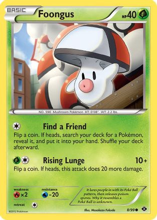 Foongus 008/99  - Reverse Holofoil Next Destinies