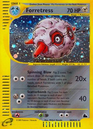Forretress H08/H32 - Holofoil Skyridge