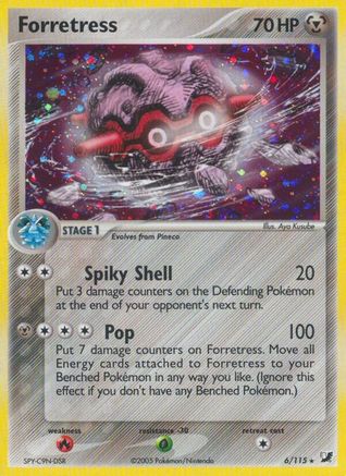 Forretress 006/115 - Reverse Holofoil Unseen Forces