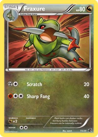 Fraxure 015/20  - Holofoil Dragon Vault