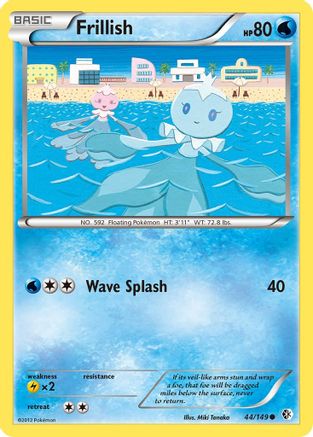 Frillish 044/149  - Reverse Holofoil Boundaries Crossed