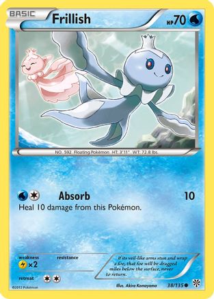 Frillish 038/135  - Reverse Holofoil Plasma Storm