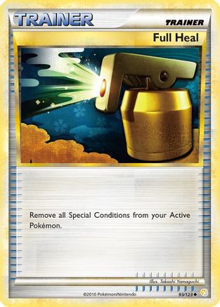 Full Heal 093/123  - Reverse Holofoil HeartGold SoulSilver